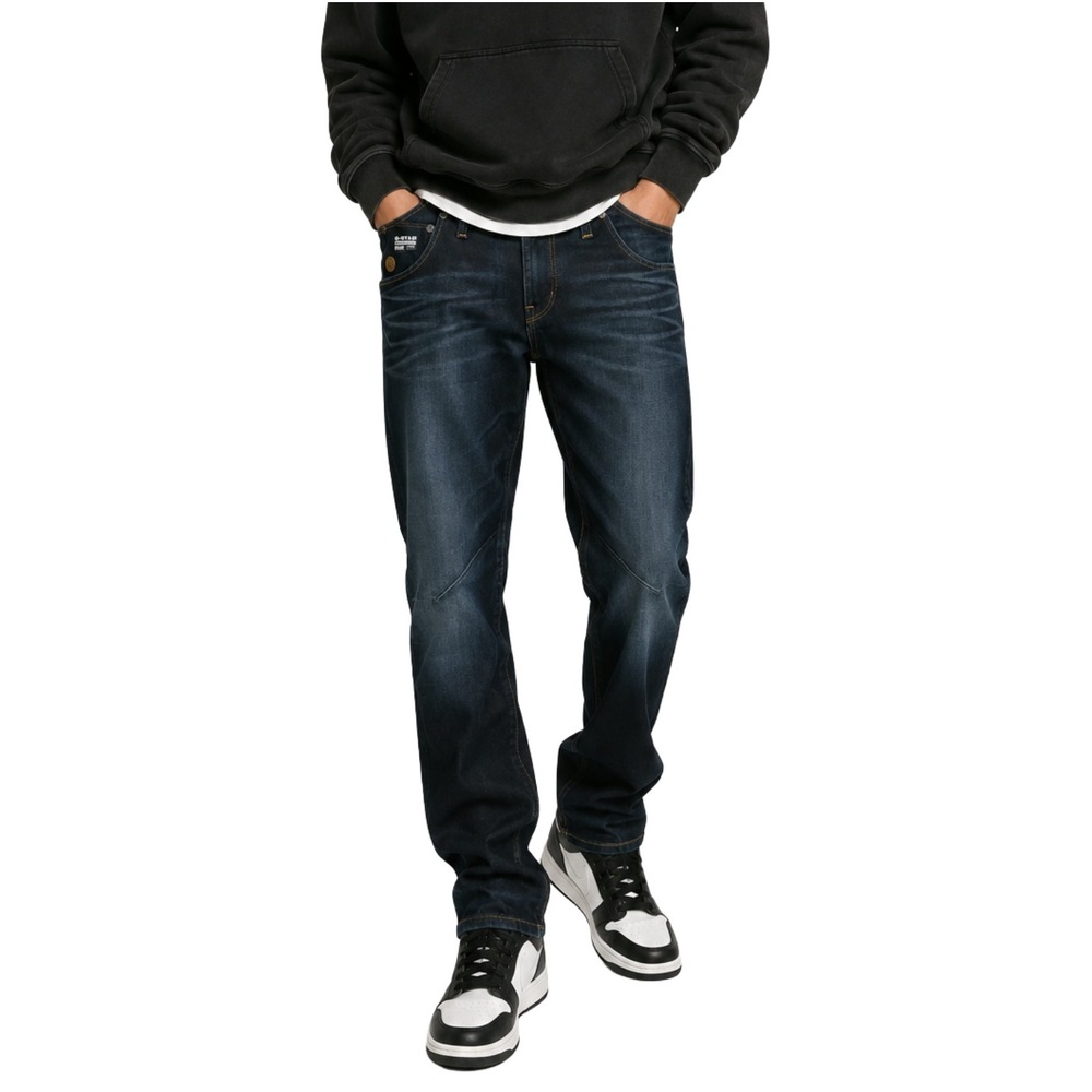 G-Star Raw Arc 3D Slim Jeans Mens 30x30 Dark Wash Twisted Seam Denim 50783-4839